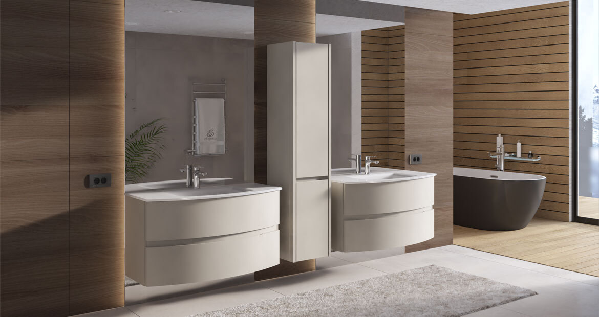 Мебель для ванной CAPRIGO: большой ассортимент мебели, зеркал и светильников, унитазов и биде